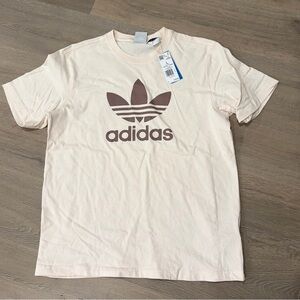 Adidas Men's Tan Logo Tee